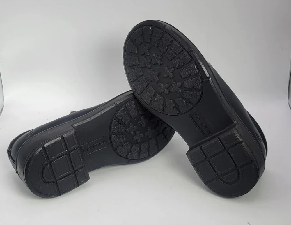 Nautica Little & Big Kids Boys Mitton Slip on Shoes Color Black size 11